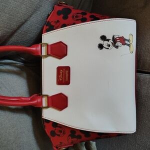 Disney Mickey Mouse Red and White Tote Bag